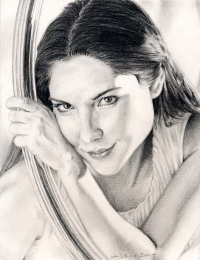 Jaci Velasquez Freehand Graphite Pencil Drawing