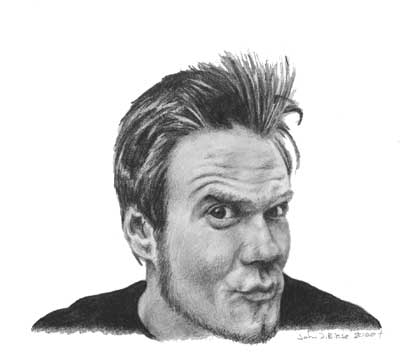 Mark Stuart of Audio Adrenaline Pencil Drawing