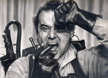 Bill Murray as Peter Venkman Freehand Graphite Pencil Drawing
