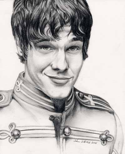 Tyler Burkum of Audio Adrenaline Pencil Drawing