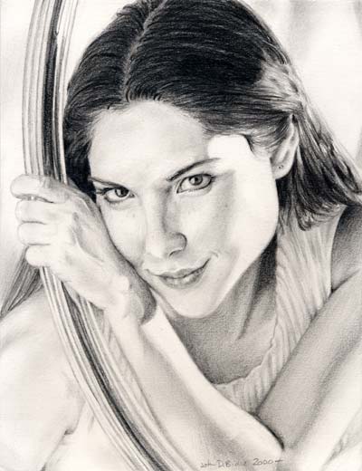 Pencil Drawing of Jaci Velasquez (Updated) – The Artwork of John DiBiase