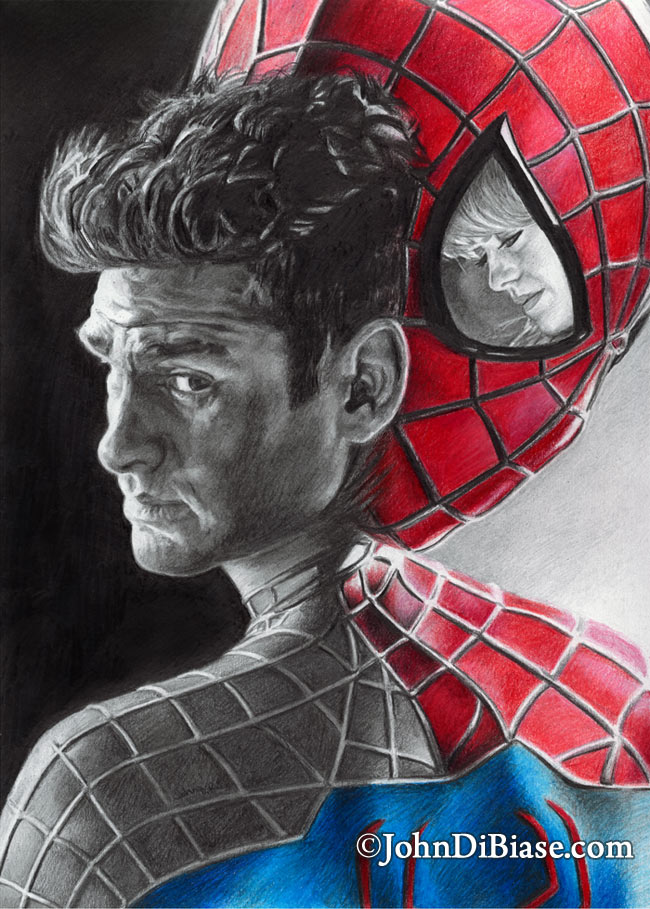 how to draw the amazing spider man 2