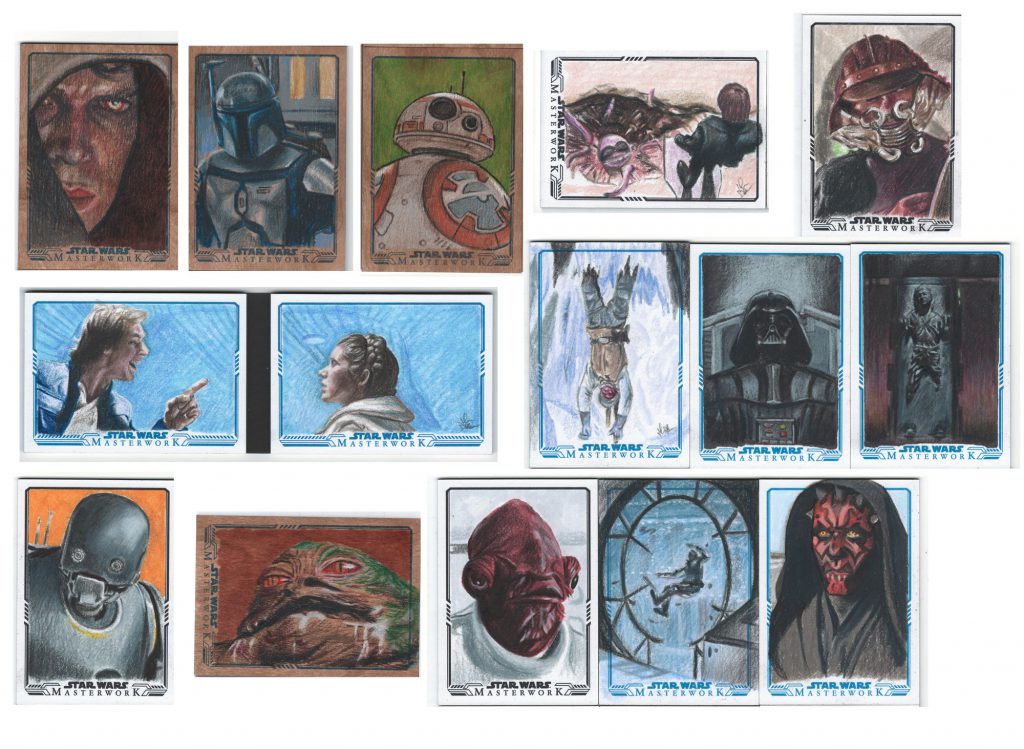 2017 Topps “Star Wars MasterWork” Sketch Cards