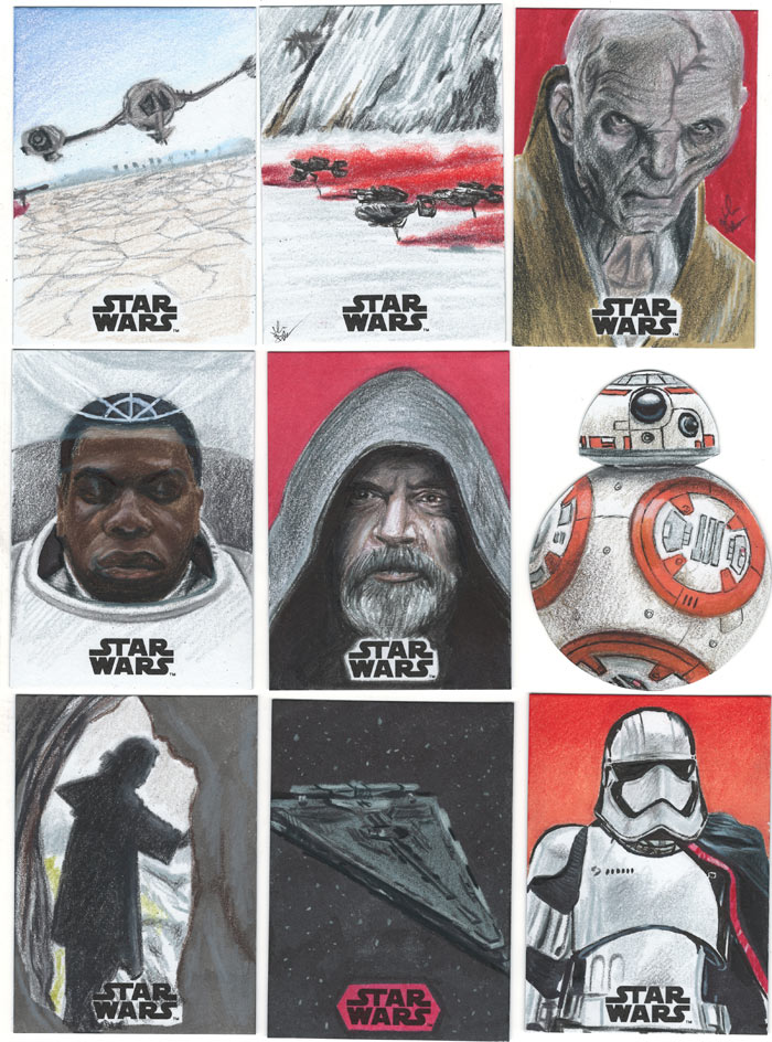2017 Topps “Star Wars: The Last Jedi” Sketch Cards