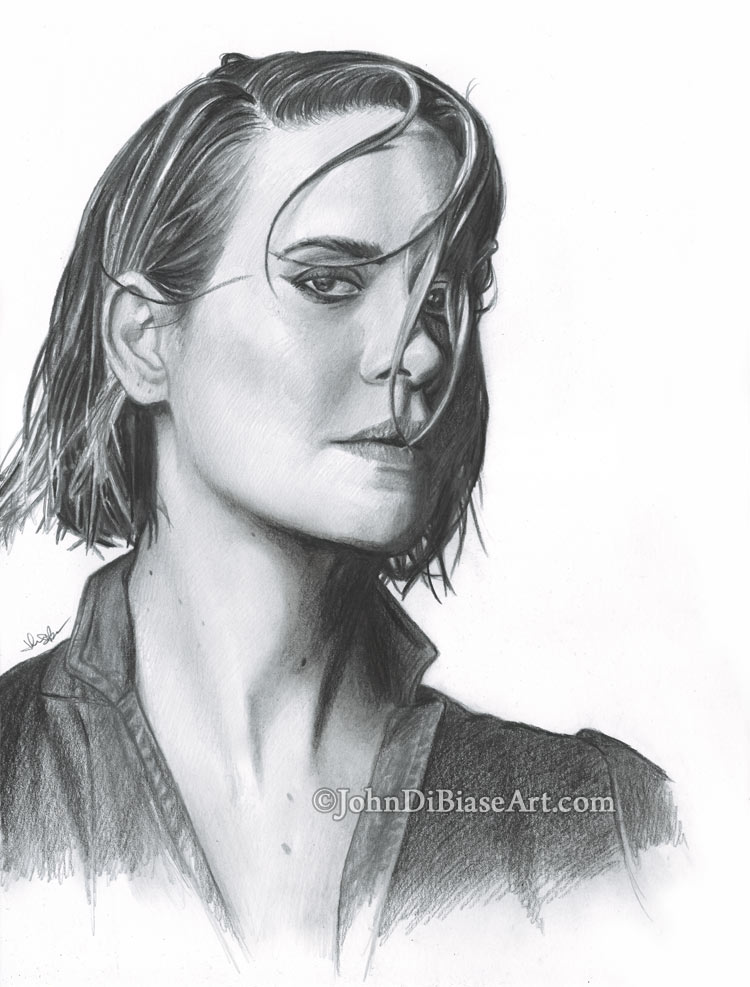 Sarah Paulson Freehand Drawing – The Artwork of John DiBiase