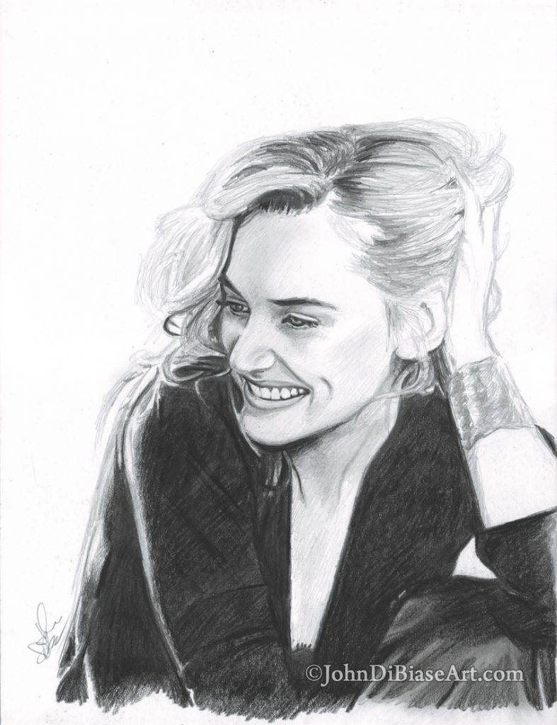 Kate Winslet Freehand Sketch