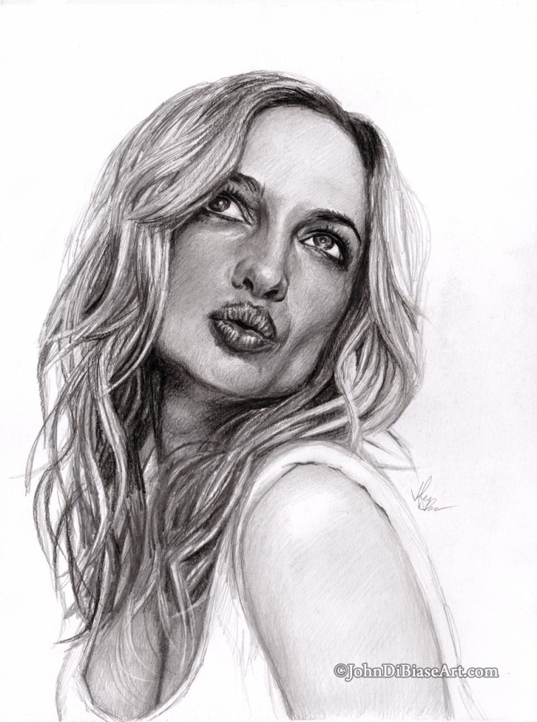 Freehand Sketches: Heather Graham, Jennifer Garner, Kari Jobe, Linda Cardellini, Kathatrine McPhee, Jaimie Alexander